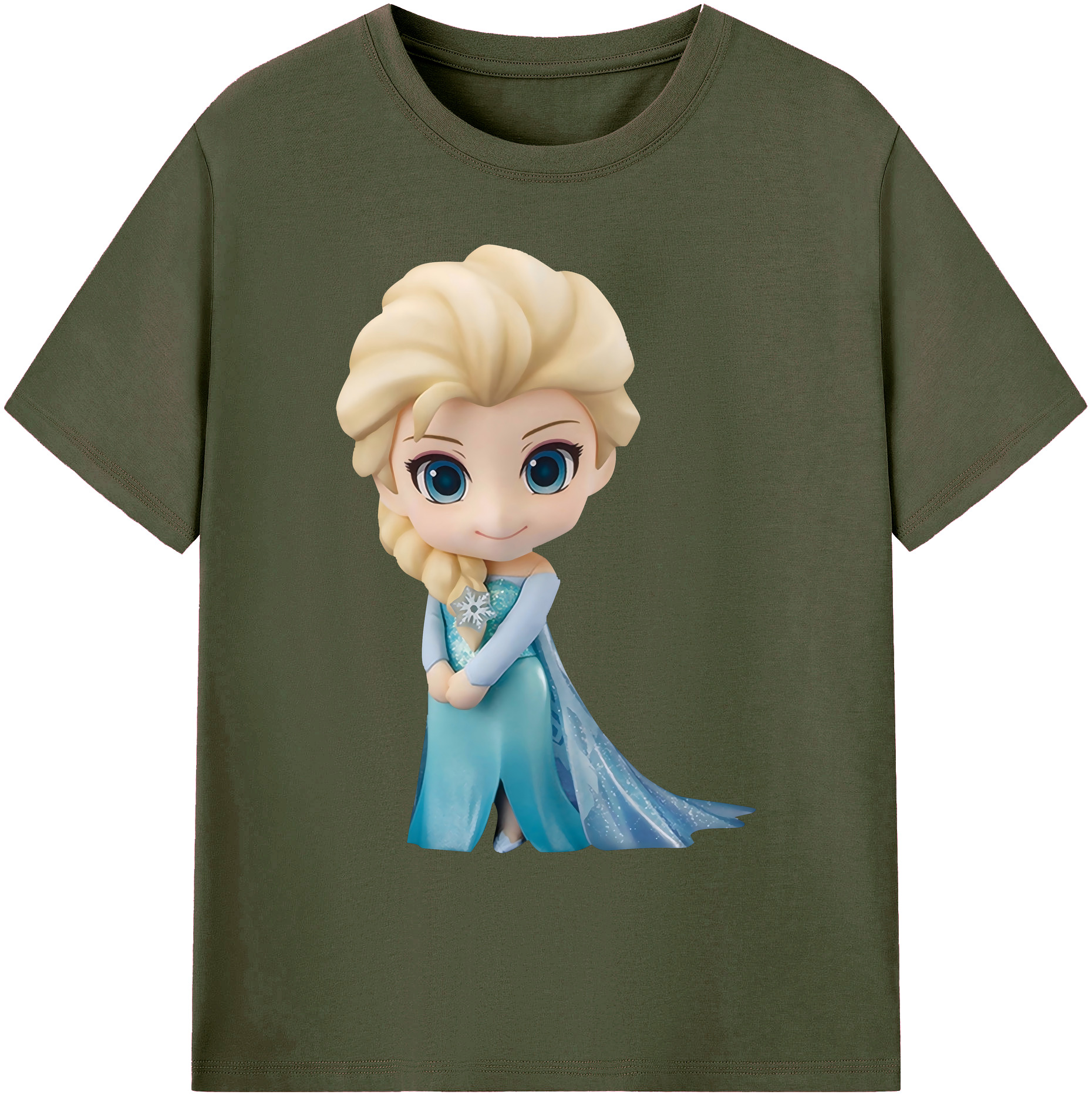 （画像用） アナと雪の女王 アンナ エルサ Frozen Anna Elsa 綿100％ メンズ半袖Tシャツ｜肌触りやわらか＆通気性